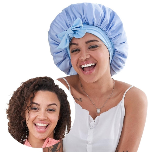 Silk Bonnet, Satin Hair Bonnet For Sleeping For Wavy Curly Natural