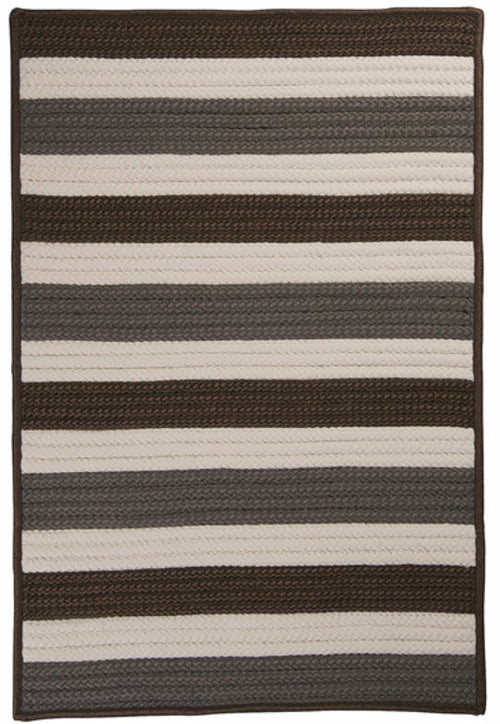 Colonial Mills Rug PO19R096X096S Portico - Stone 8 in. square Braided