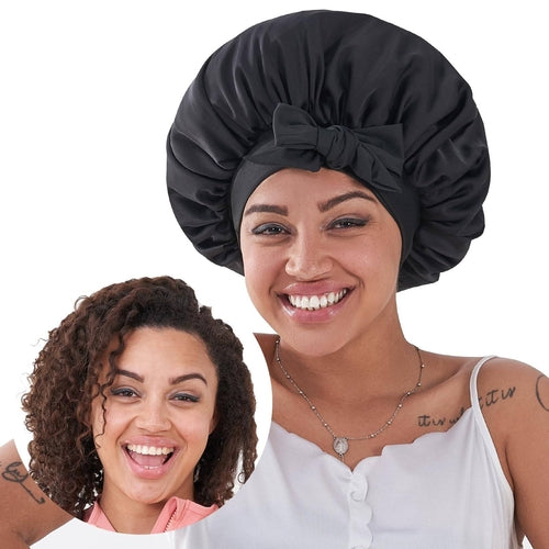 Silk Bonnet, Satin Hair Bonnet For Sleeping For Wavy Curly Natural