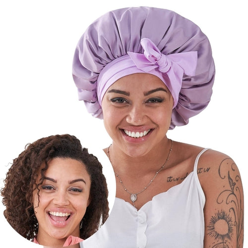 Silk Bonnet, Satin Hair Bonnet For Sleeping For Wavy Curly Natural